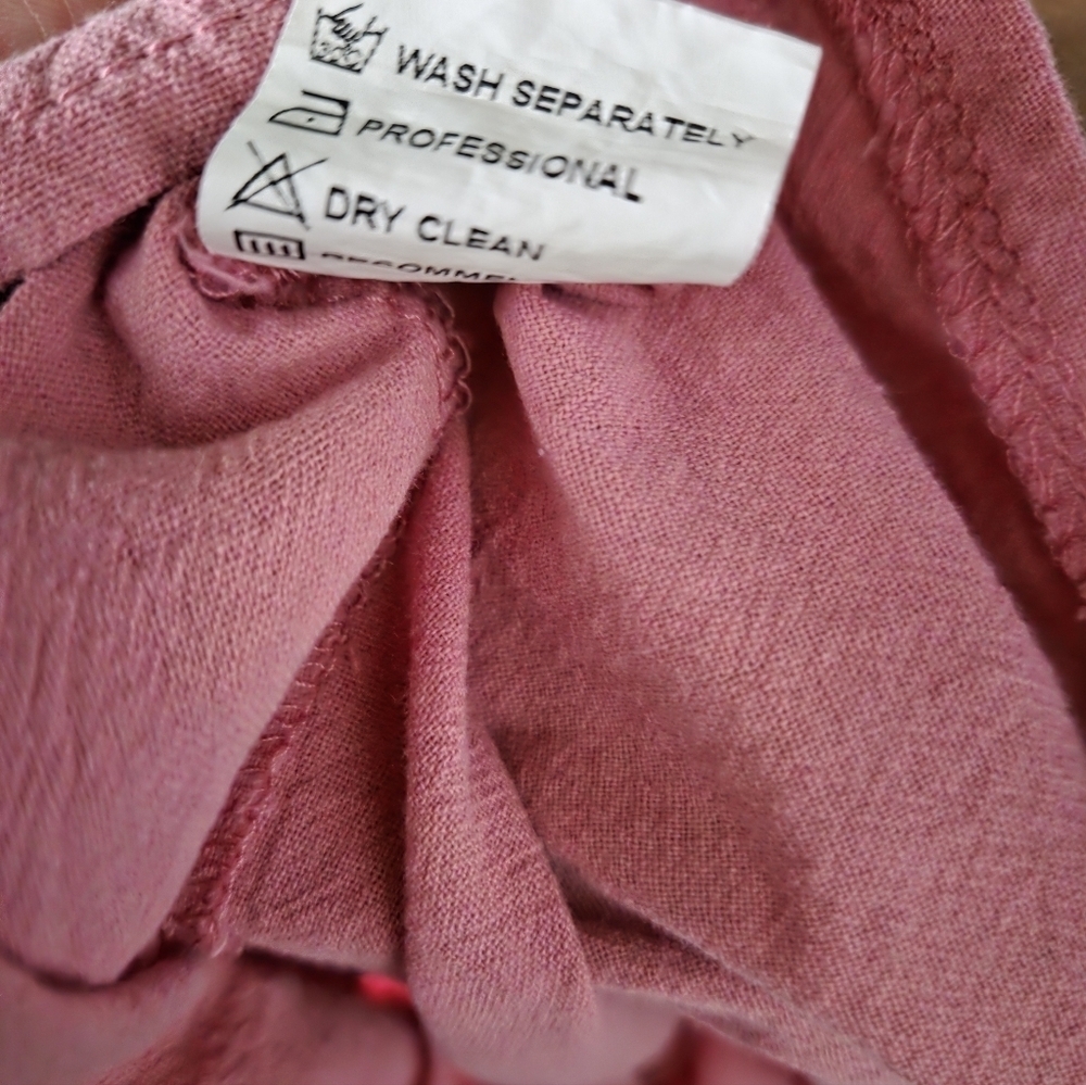 Misslook Pink Women's Top Large Peter Pan Collar - Picture 7 of 7